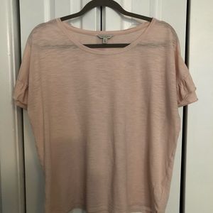 Lucky brand pink dressy T-shirt